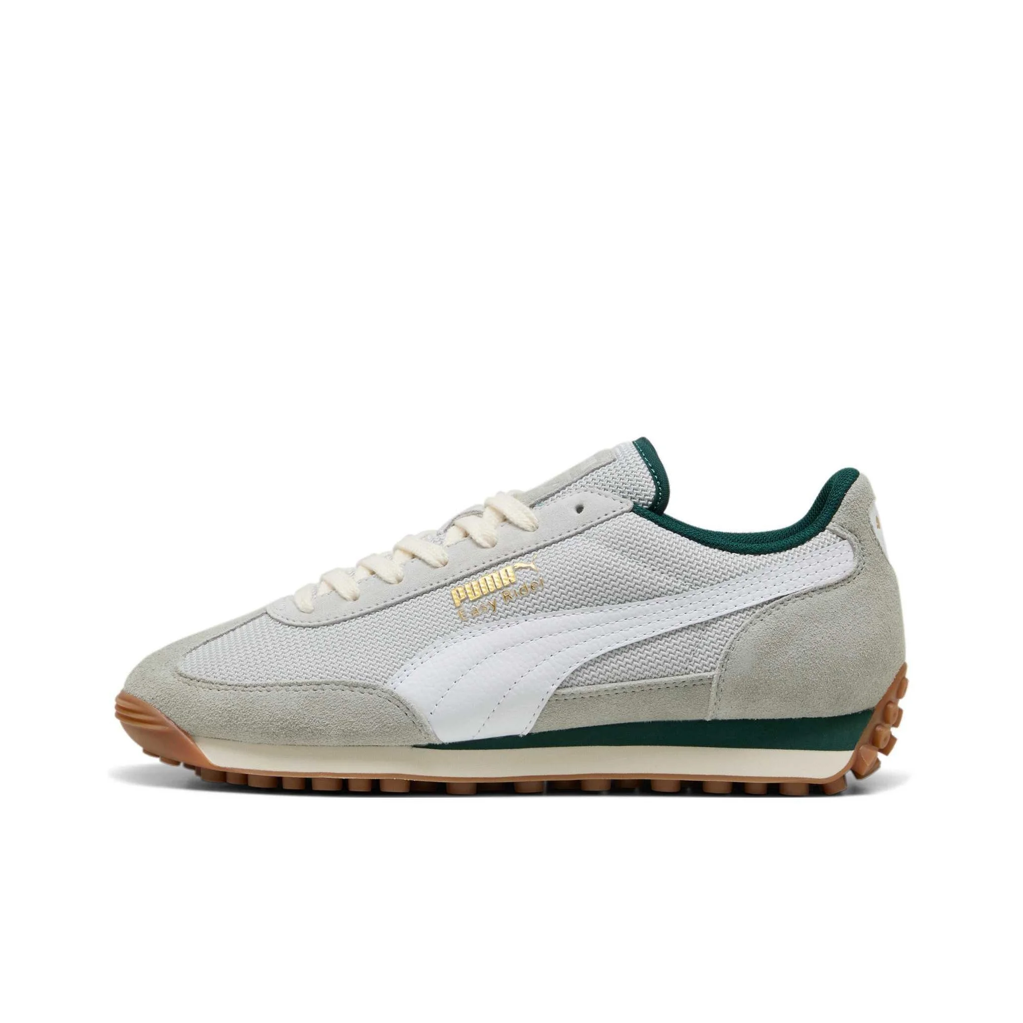 PUMA Easy Rider Leather Abrasion Resistant Low top Casual Shoes Unisex Gray 401253-02