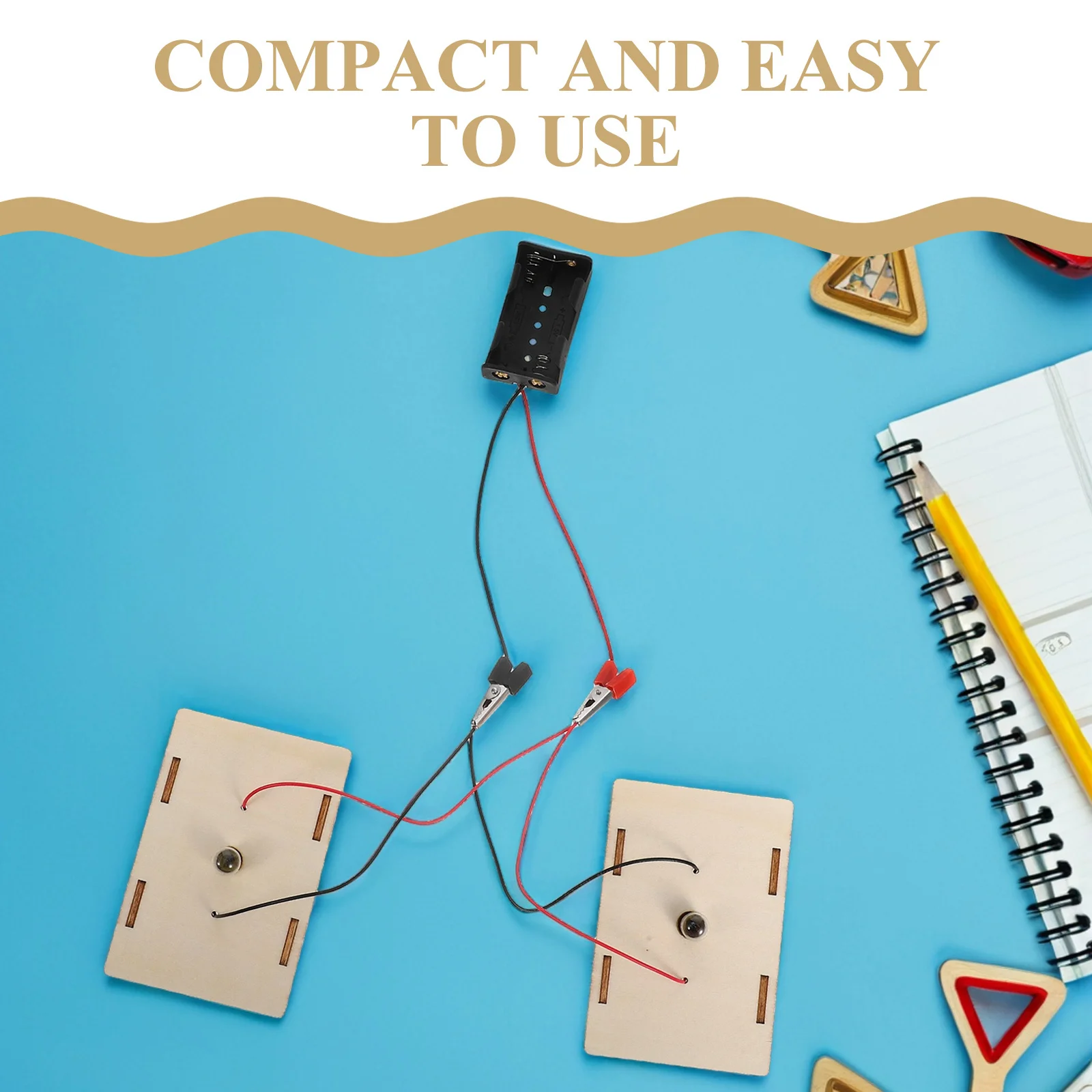 1Set Kids Science Kit Elektrisch Circuit Educatief Hulpmiddel Stem Gericht Veilig Duurzaam Natuurkunde Experimenten Interactief Leren