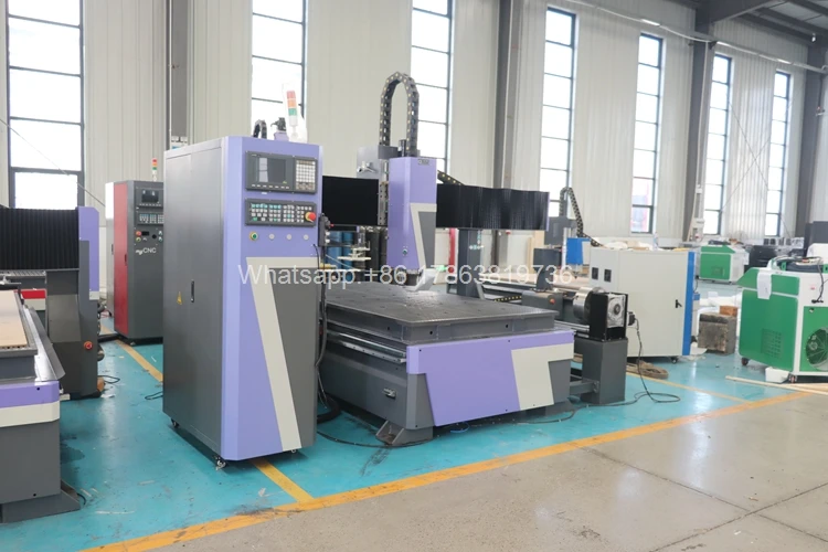 High Precision 2040 1325 Wood Cnc Router MDF Cutting Woodworking Furniture Making ATC Cnc Router Machine Rotary Axis
