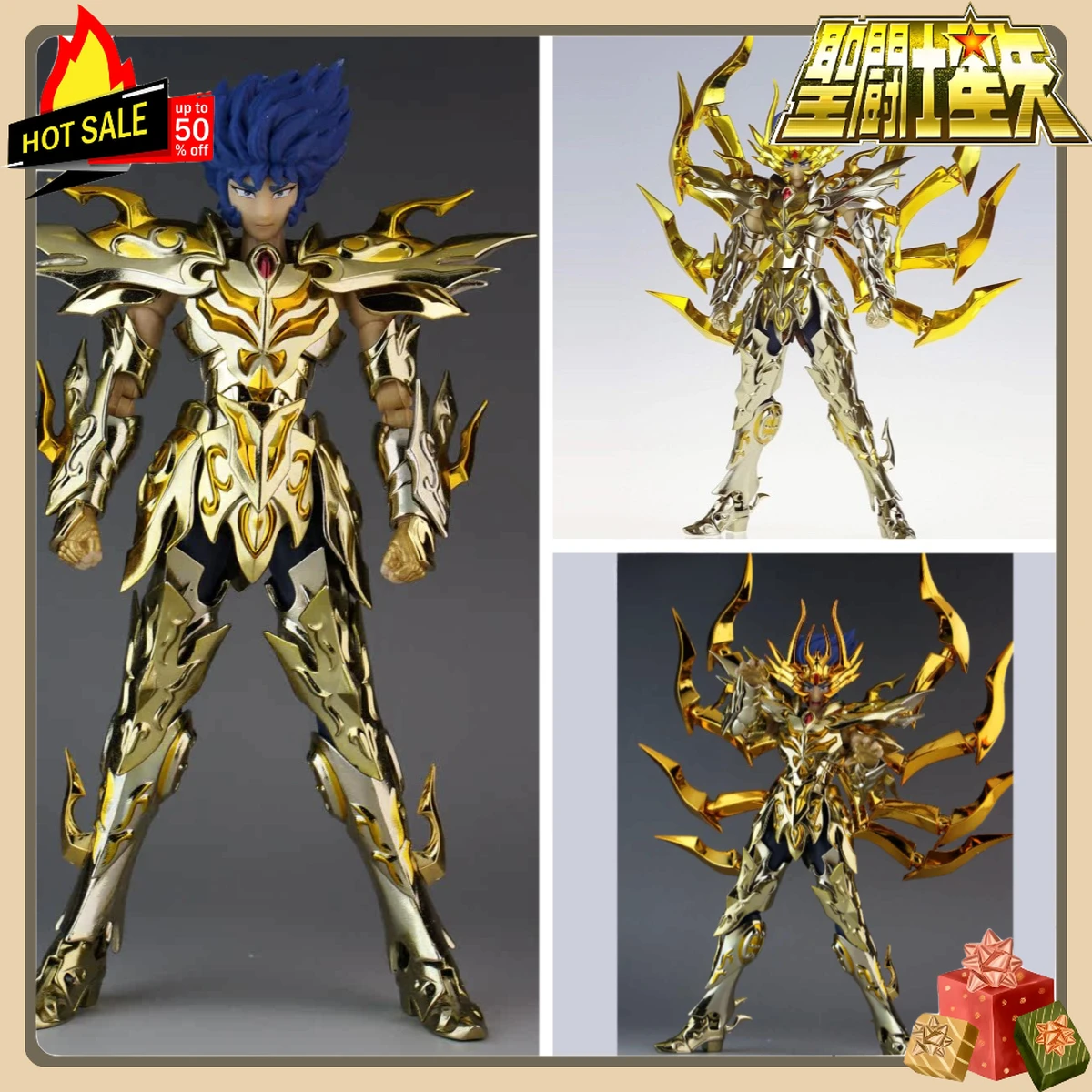 

Great Toys GT Saint Cloth Myth EX Spot Delivery Deathmask SOG Golden Zodiac Action Figure Toy