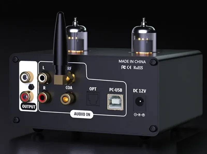 DC12V QCC3034 Bluetooth 5,0 GE5654 Ламповый предусилитель ESS9018 ЦАП декодер Домашнее аудио Усилитель для наушников Усилитель с дистанционным управлением