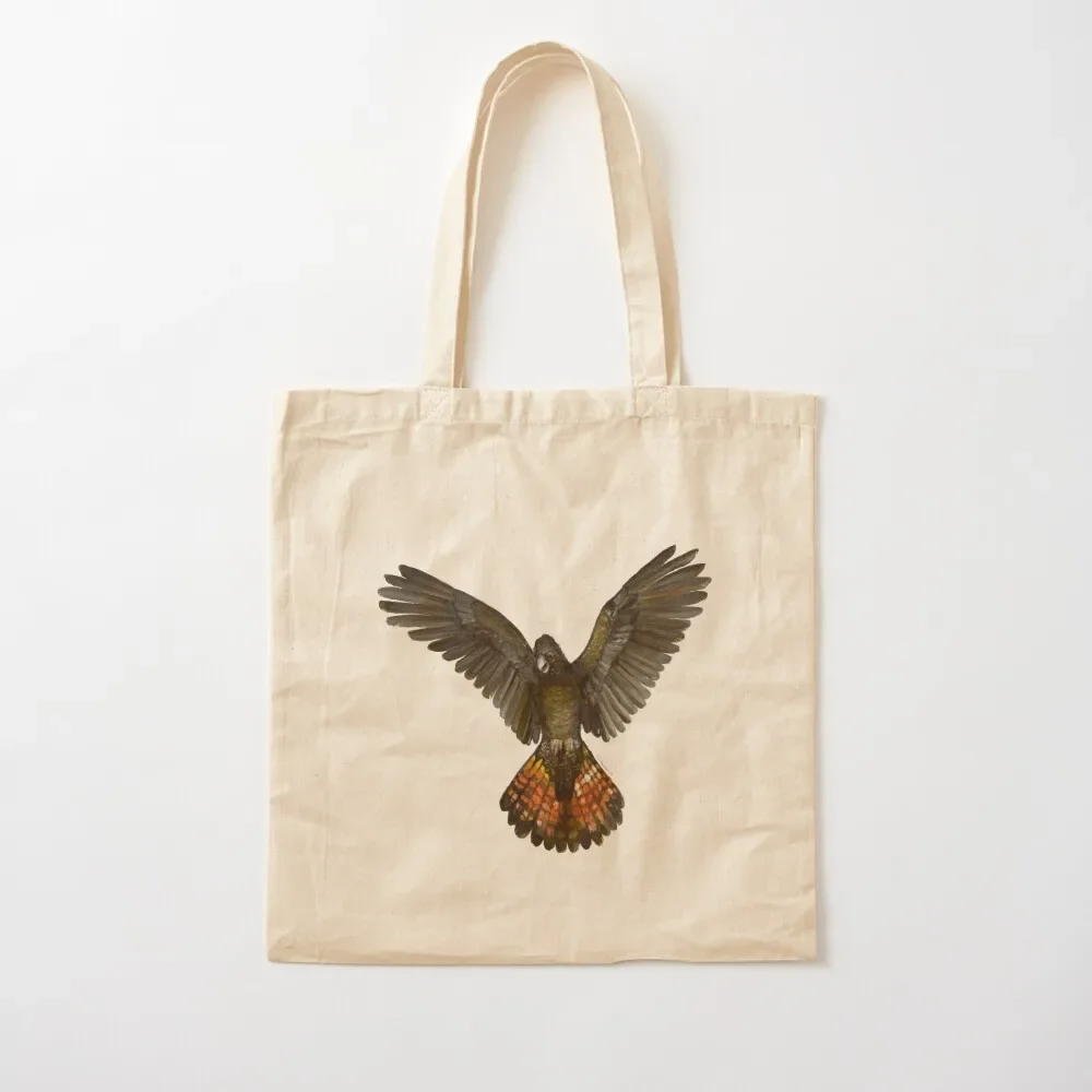 

Forest Red-tailed Black Cockatoo (Karrak) Tote Bag hand bags Big bag supermarket folding bag Canvas stote