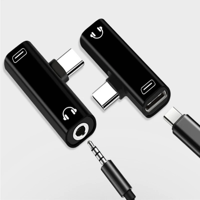 1Pcs Type C to 3.5mm Audio Converter Adapter USB Type Cable C to Headphone Converter Cable Earphone Aux Adapt 3.5 mm Jack Part
