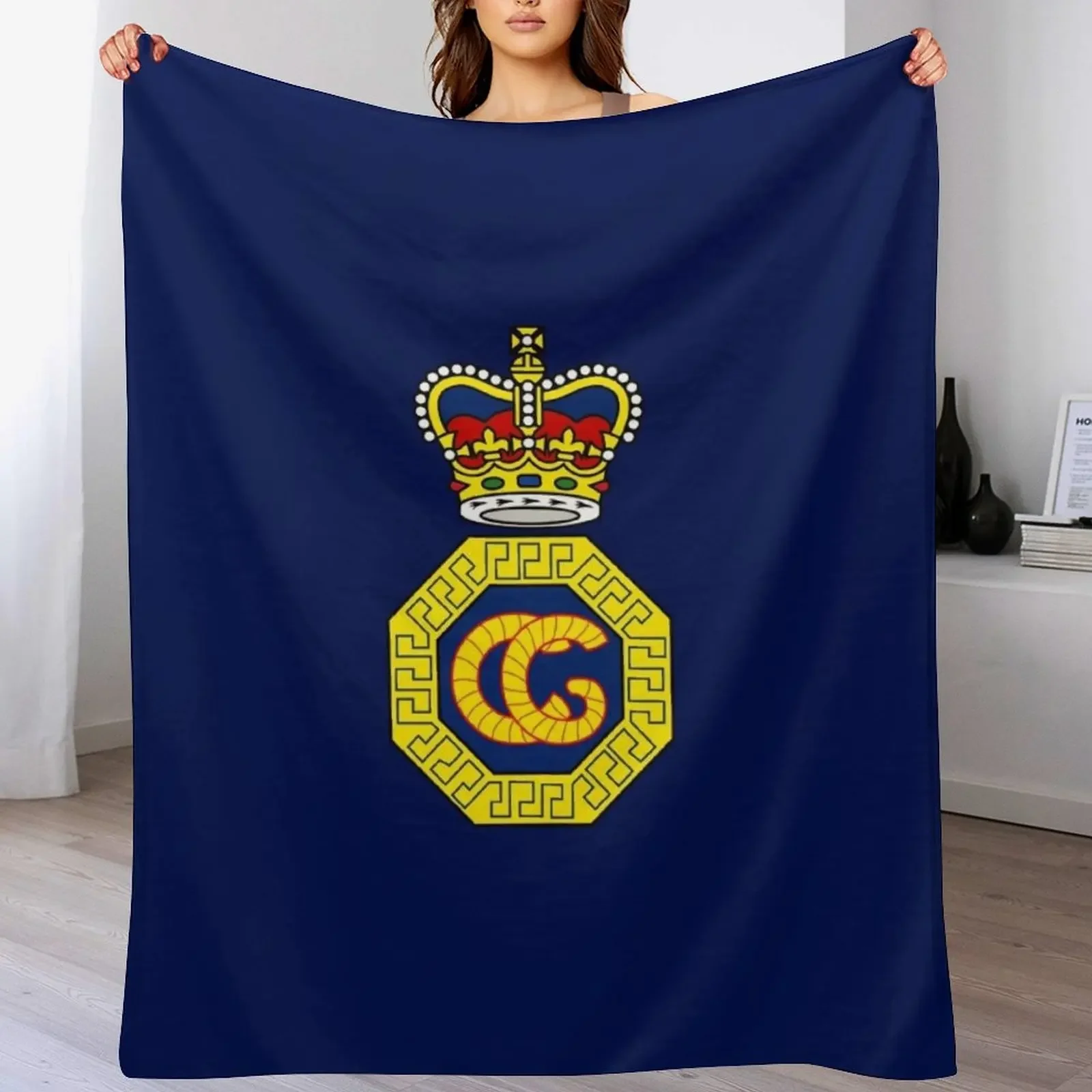 

Her Majesty's Coastguard (HMCG) Throw Blanket Hairy Shaggy Comforter Blankets