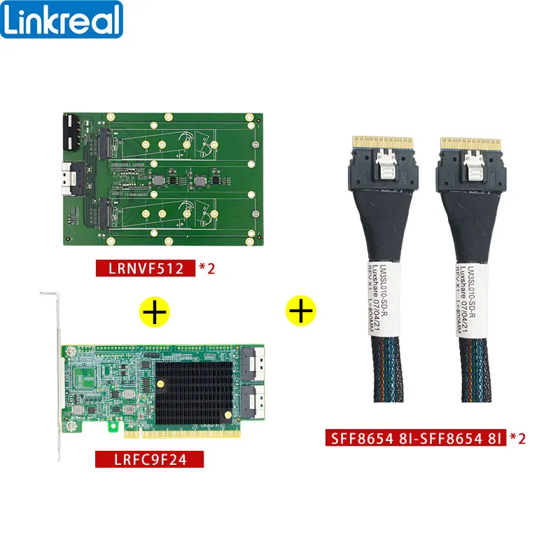 Linkreal SSD Testing Kits PCIe4.0 to M.2 NVMe Hot Plug Support