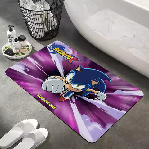 S-Sonic-X Entrance Door Mat Anti-slip Absorb Water Long Strip Cushion Bedroon Mat Toilet Rug