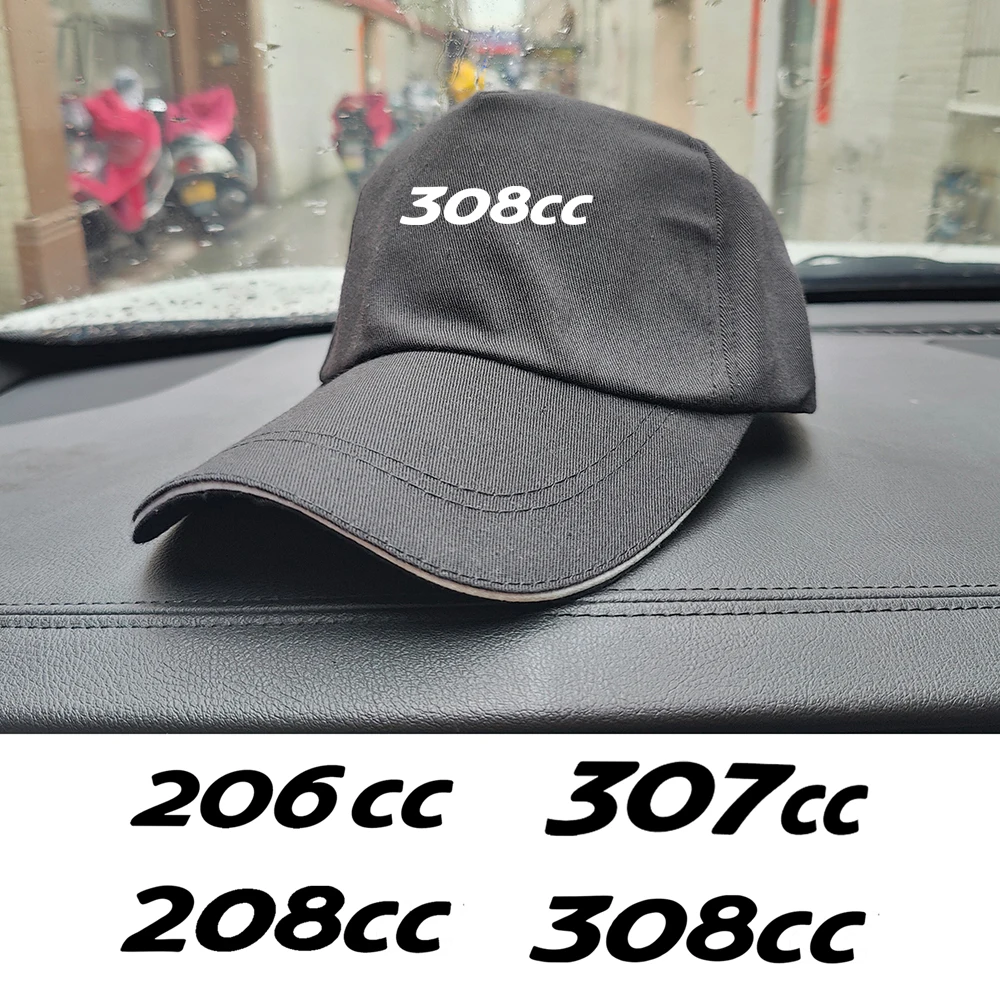 Adjustable Casual Car MOTO Trucker Baseball Hat Cap For Peugeot 206 CC 207 CC GTI 208 CC 306 CC 307 CC 308CC GT Auto Accessories