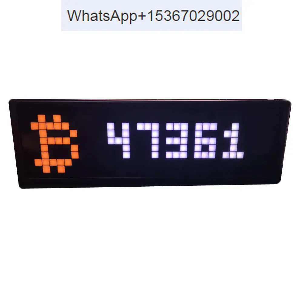 

Bitcoin digital currency market display cryptocurrency real-time price display desktop decoration WIFI connect BTC ETH DOGE FIL