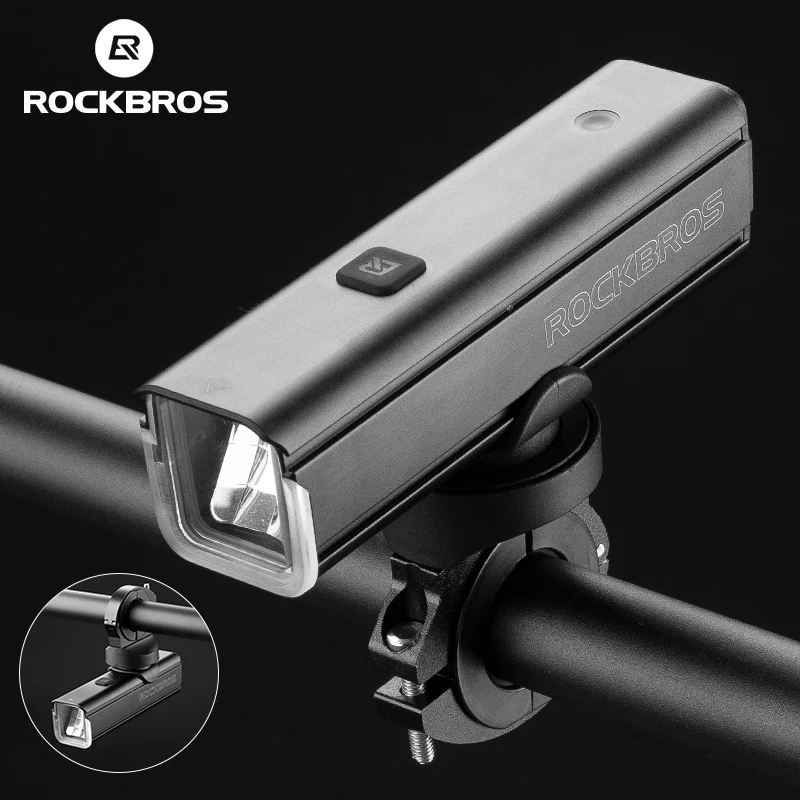 

ROCKBROS 1500LM Выделенный велосипедный фонарь IPX6 Type-C Умный передний фонарь для велосипеда Светодиодная лампа Фары MTB Шоссейный велосипедный фонарик