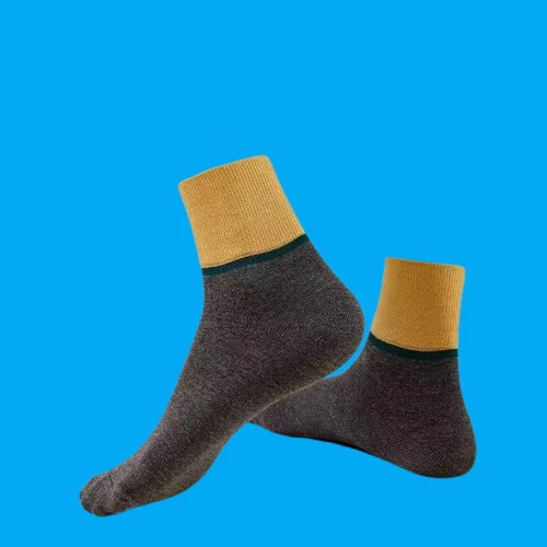 Calcetines de tubo medio para hombre, medias deportivas desodorantes transpirables, de algodón grueso, para otoño e invierno, 5/10 pares