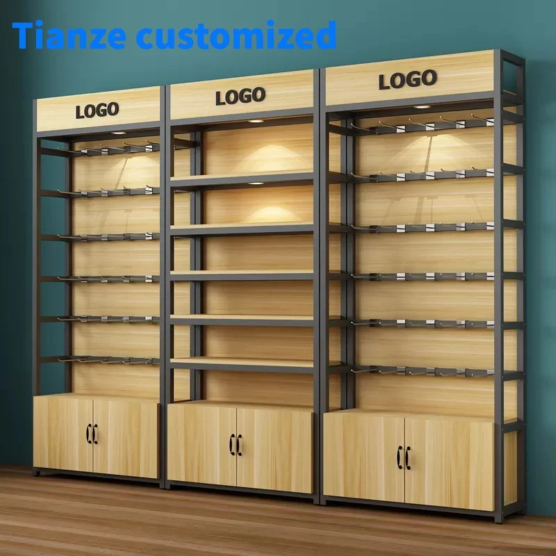 

（customized）New Arrivals Stationery Store Shelves Display Stands Pen Stationery Shop Racking Wooden Miniso Display Racks