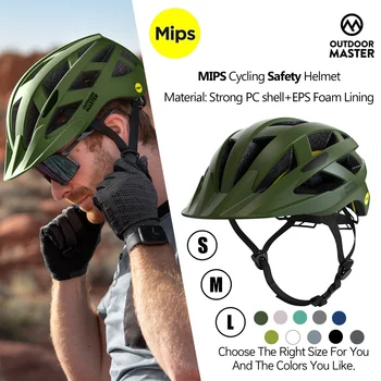 Casco da ciclismo ricreativo OutdoorMaster GemMIPS - Ventilazione multi-ambiente e due fodere rimovibili 10 best sales casco da bicicletta mips - №9