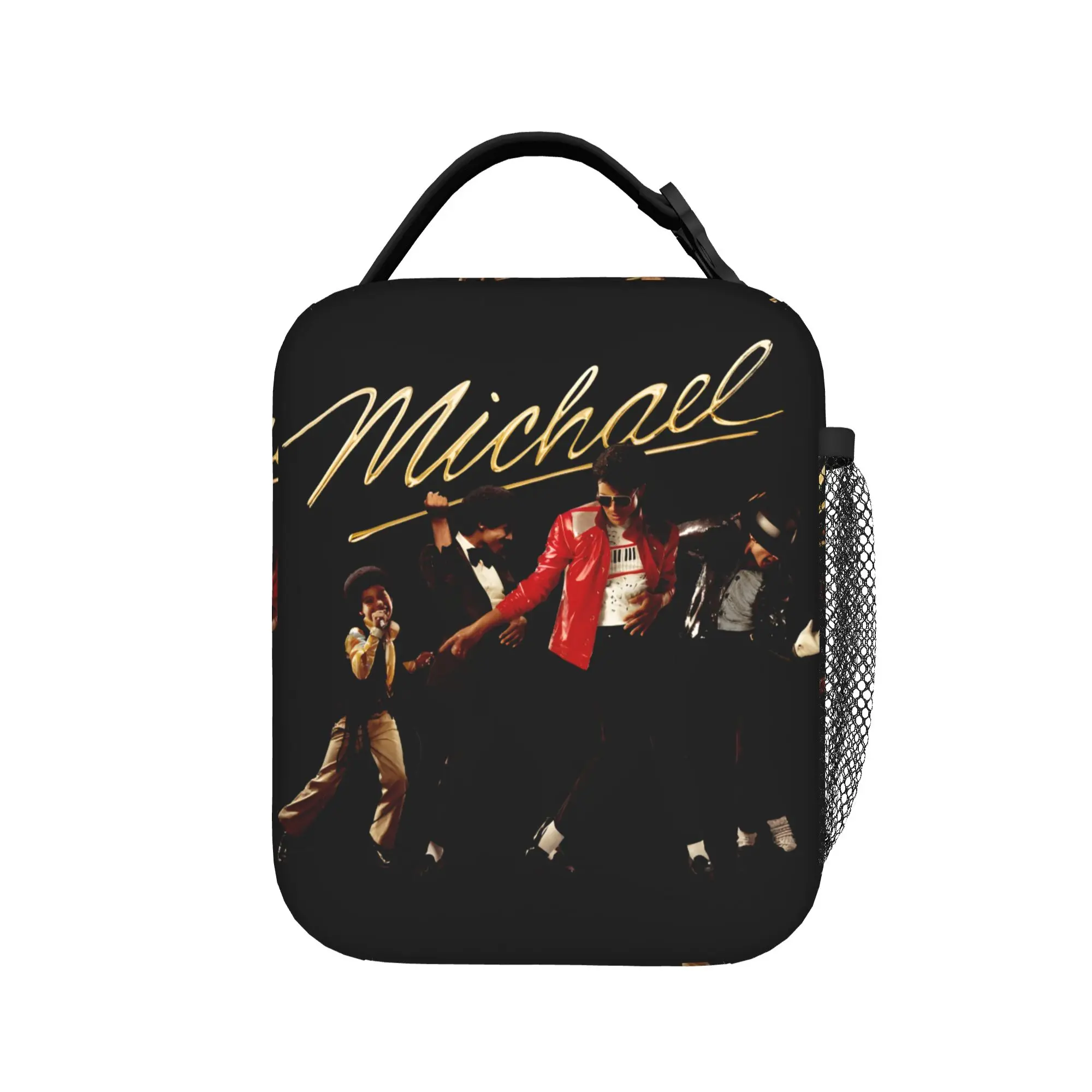 MJ king of pop Story Film Insulated Lunch Bags Thermal Bag Meal Container Large Tote Lunch Box Food Storage Bags Office  Outdoor