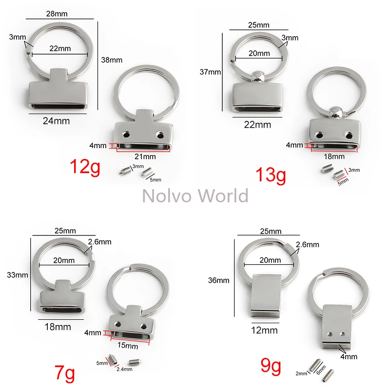 Customize Stainless Steel Keychain Making Your Design Draft O Ring Buckle For Pendant Belt Garment Sport Backpack Shoes Swimsuit