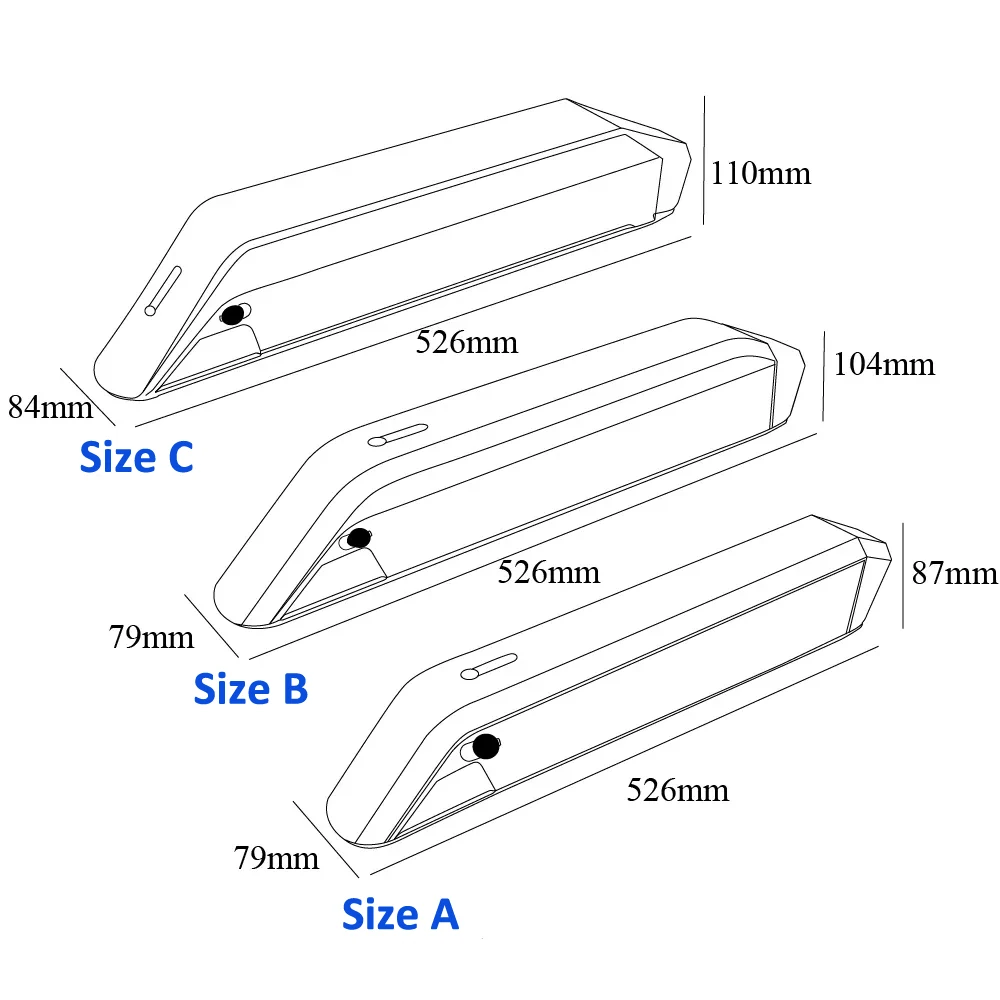 Reention KIRIN Vtuvia Sn100 48V 14AH 52V 17.5AH 18650 Himiway Electric Bicycle Batteria Pack for Mountain Electric Bike battery