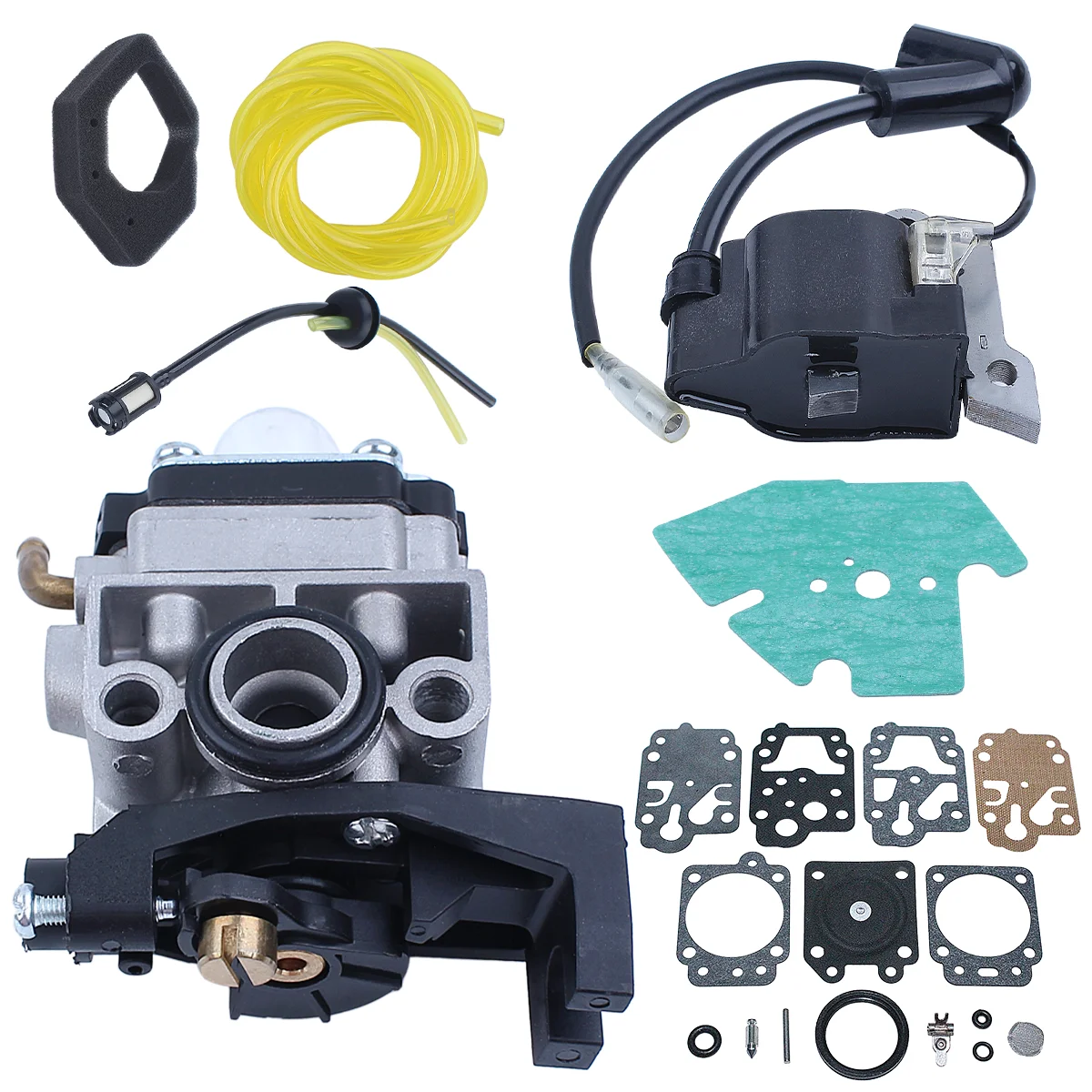 

Carburetor Ignition Coil Kit For HONDA GX25 GX25NT FG110 Chain Saw Replace Part Number For 16100-Z0H-825