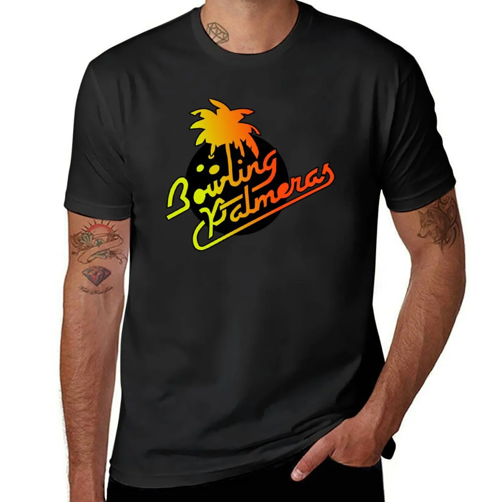 Bowling Palmeras Fuengirola T-shirt customs design your own shirts graphic tees customs korean fashion mens cotton t shirts