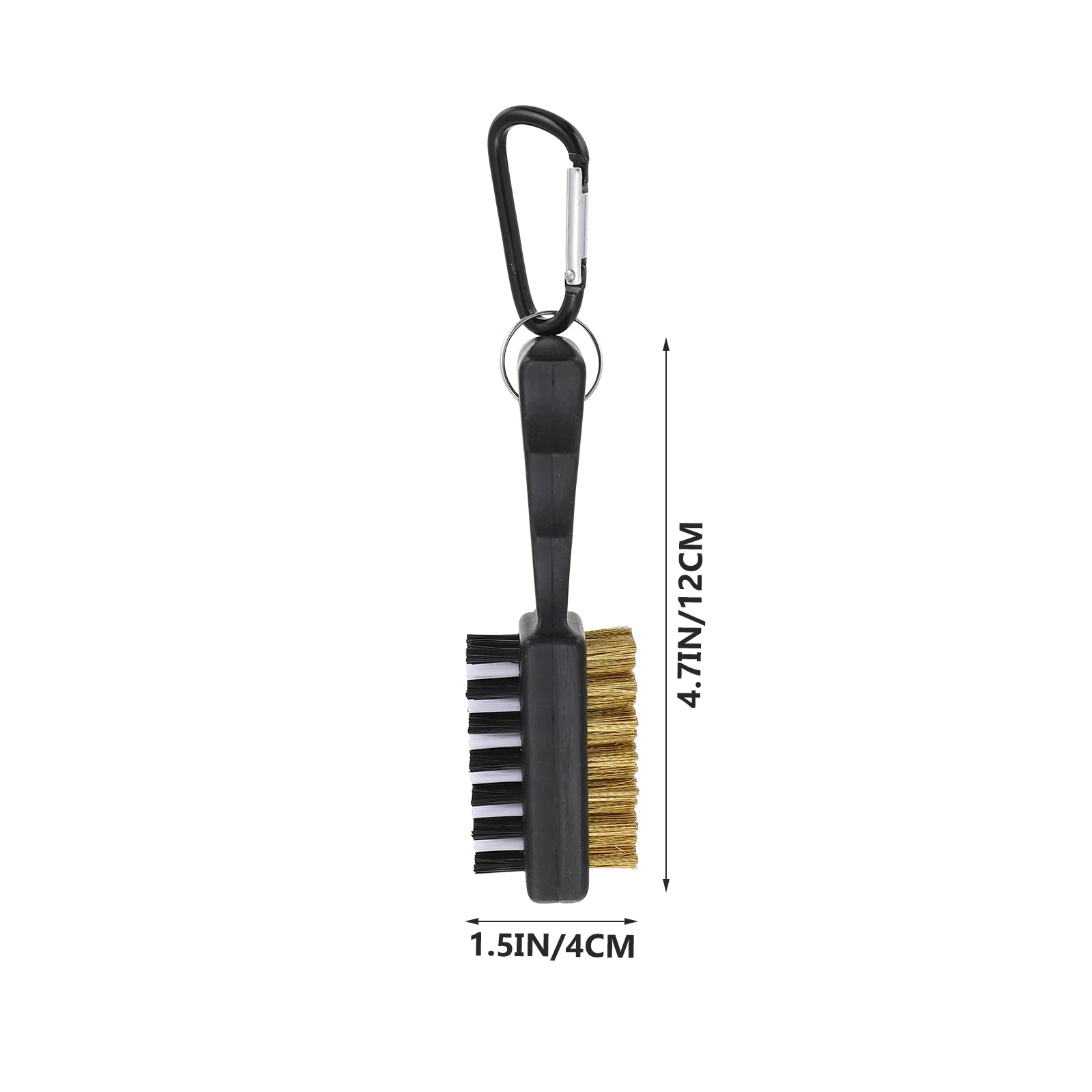 

Golfs Brush Double-Side Cleaner Nylon Steel Material Portable Golfing Scrubber Tool