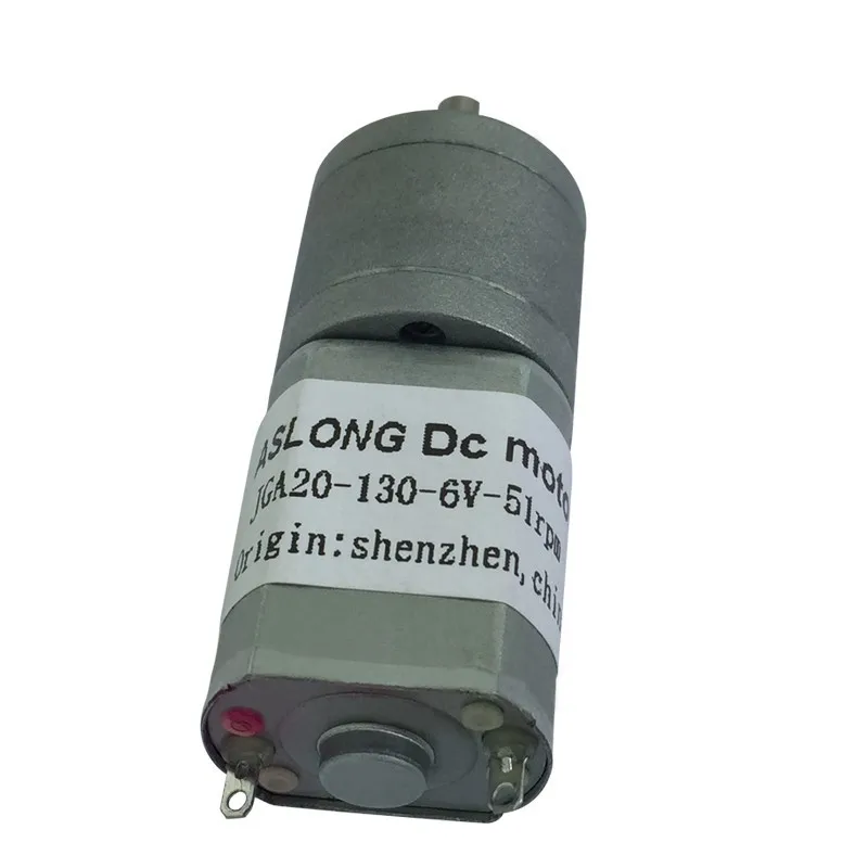 JGA20-130 mini DC motor motor 6V 12V low noise high torque 12/15/24/28/30/36/60/72/120/144/240/288RPM