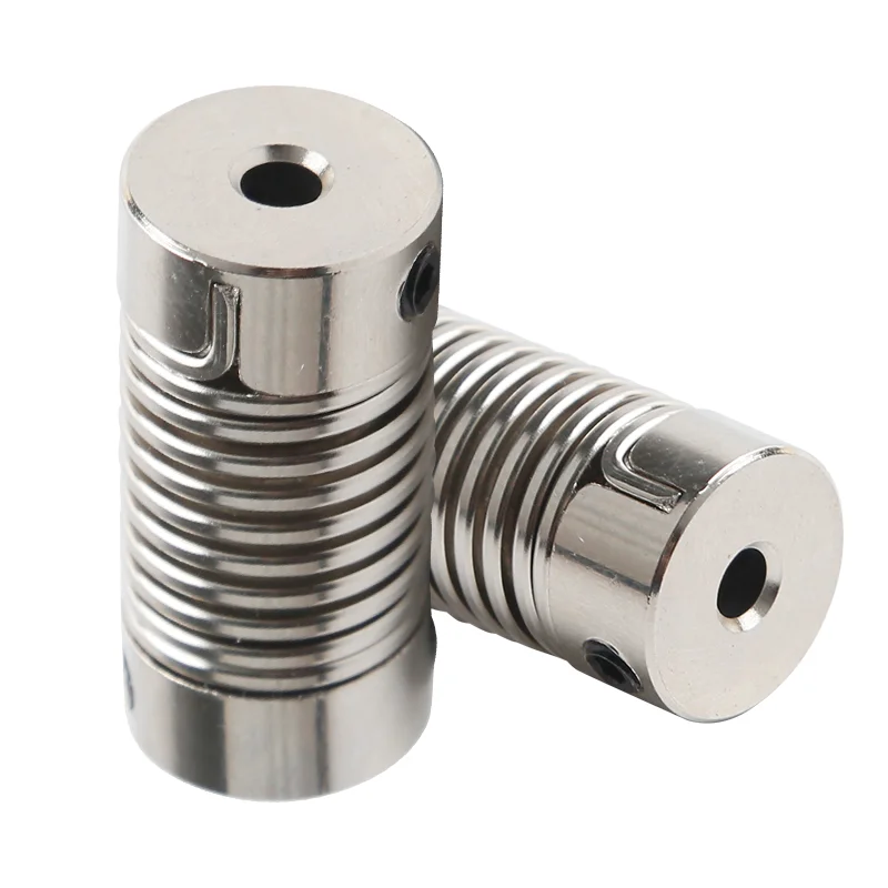Stepper motor couplings and spring couplings can be used for transmission connections in CNC motors and engraving machines