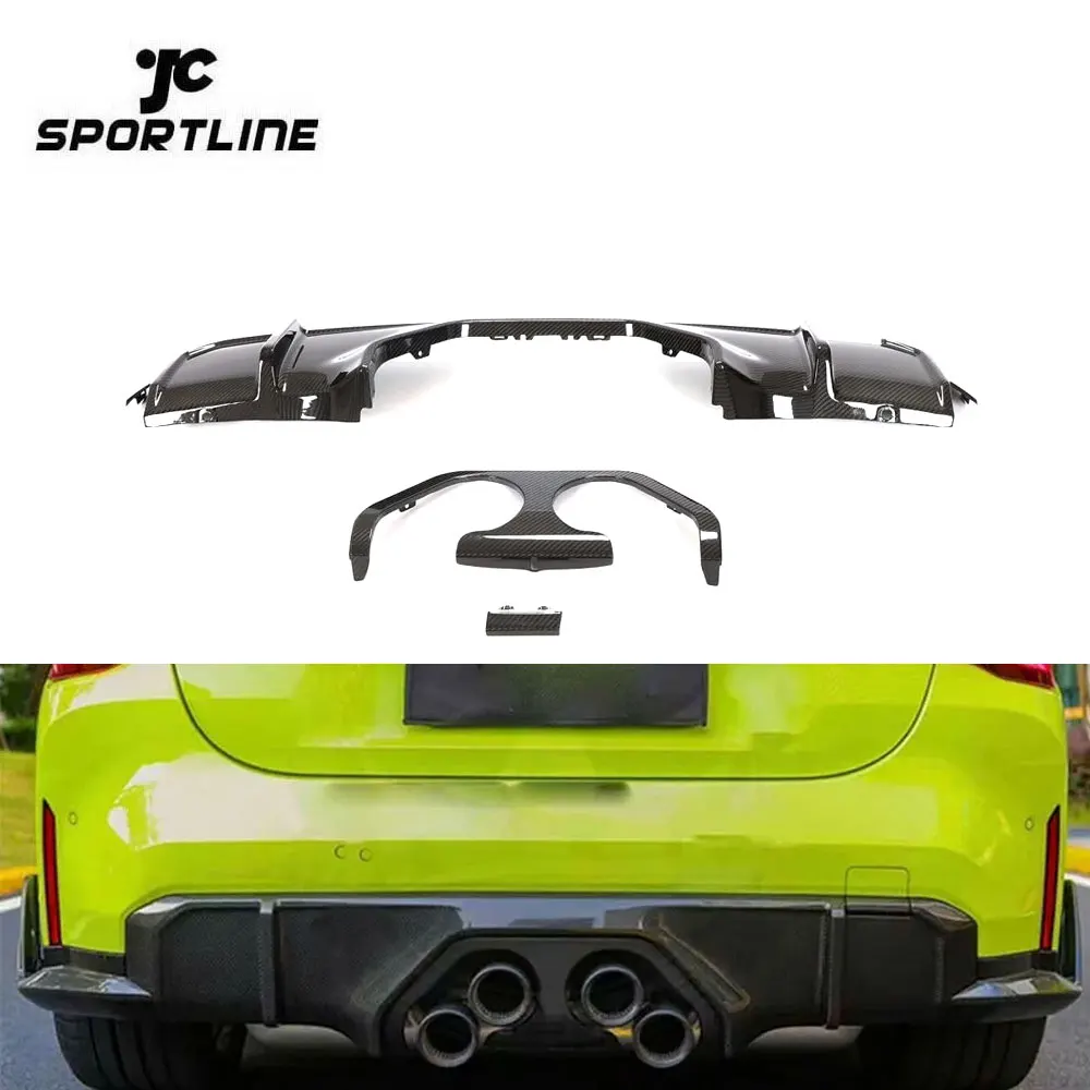 

Modify Luxury New 3series 4series Dry Carbon Fiber Car Rear Lip Diffuser For BMW G80 M3 G82 M4 Sedan Coupe 2021UP
