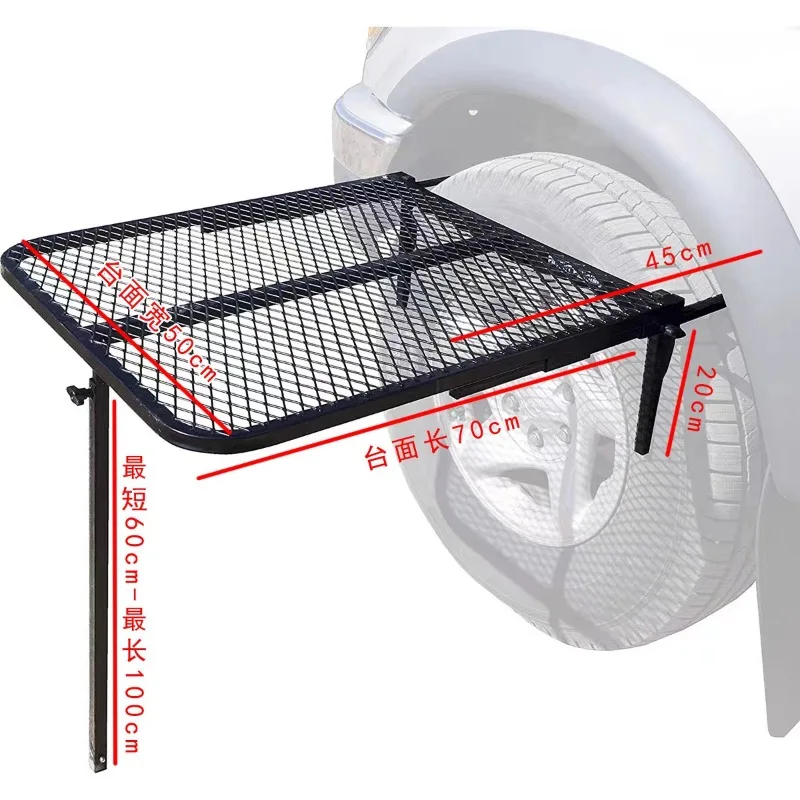 Table pour pneus de voiture, extérieur, table de camping, portable