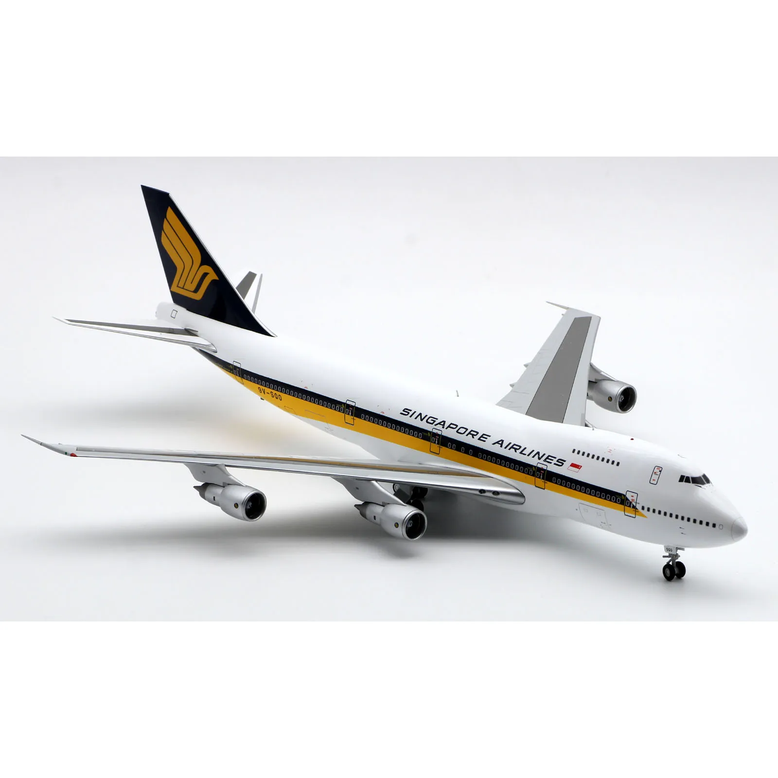 EW2742002 سبيكة تحصيل طائرة هدية JC أجنحة 1:200 سنغافورة الخطوط الجوية بوينغ B747-200 دييكاست طائرة طائرة نموذج 9V-SQO #4