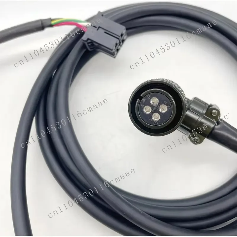 Motor power cord with 18-10S 4-pin connector for A06B-0235-B502 motor