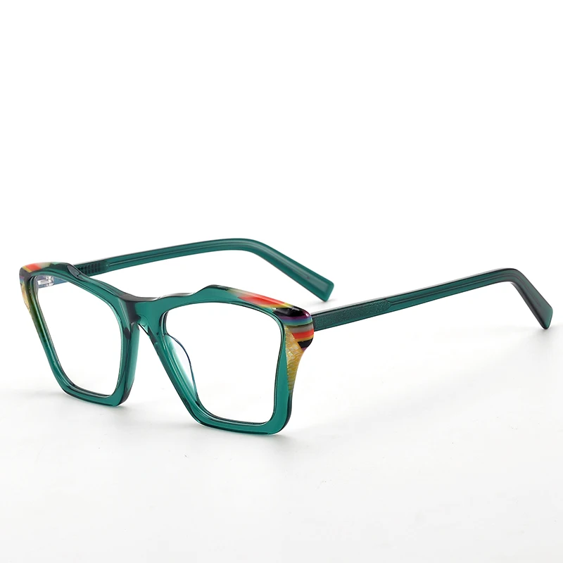 

Big Size Top Square Acetate Glasses Frame Men Women optical Myopia Presbyopia prescription Retro eyewear Customization Logo