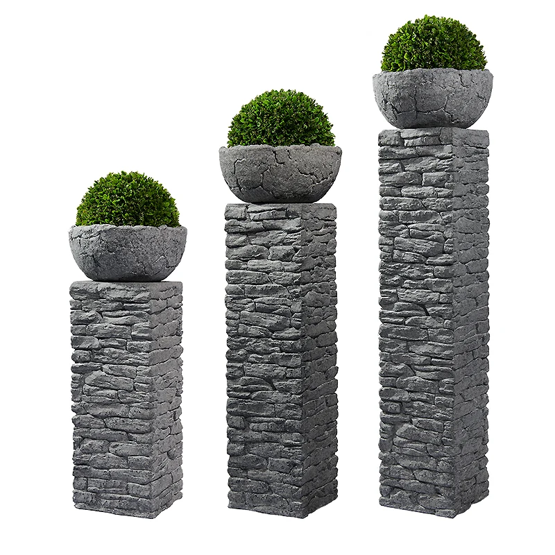 Fiberglass flowerpot large flowerpot flowerpot home garden decoration