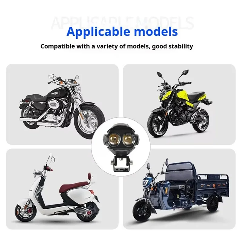 

Motorcycle LED Off-Road Driving Lights 3-Inch 6000K/3500K For Truck, Car, And ATV - Auxiliary Spot Work Lights