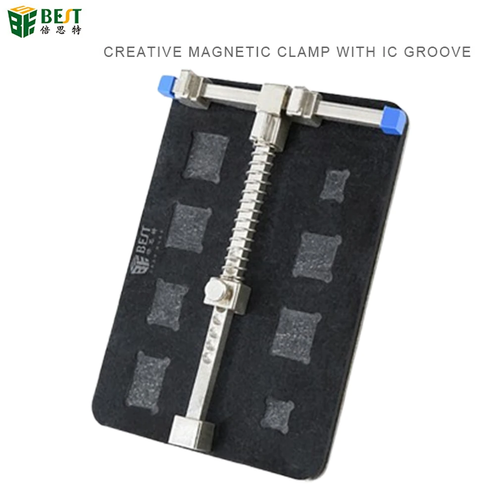 

Креативный магнитный зажим с IC-канавкой, двухслойная опорная пластина из нержавеющей стали + синтетический камень для нескольких материнских плат