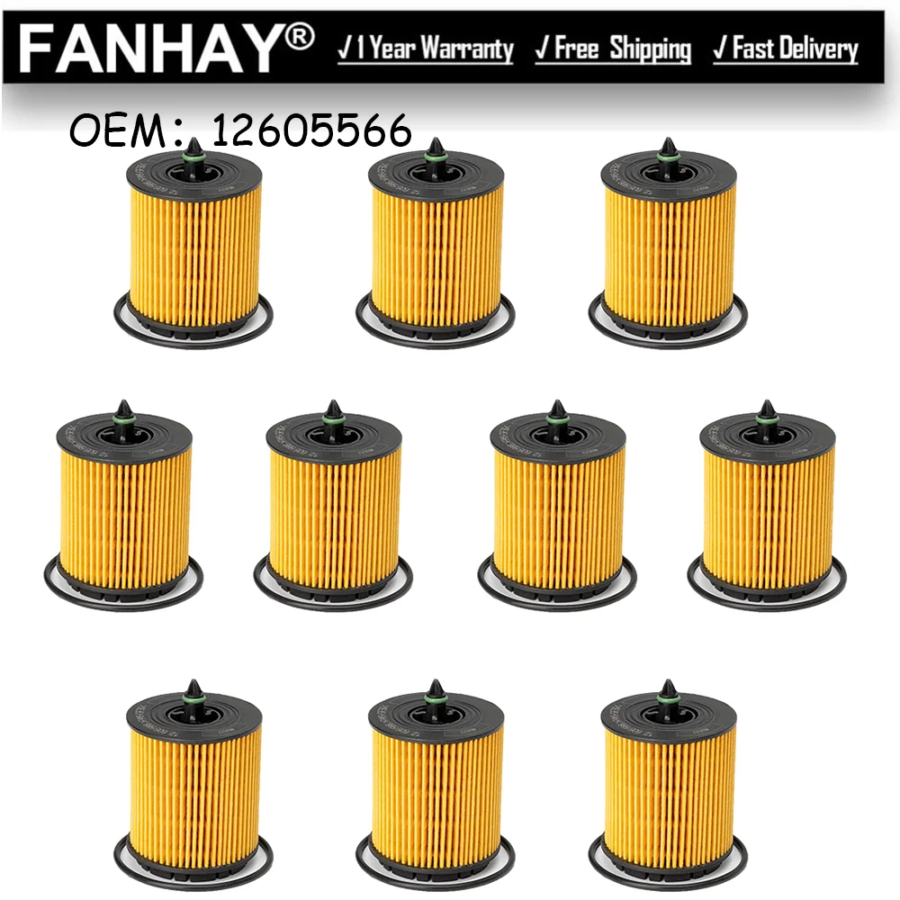 

10pcs/lot New Engine Oil Filter 12605566 For Chevrolet Zafira Cavalier Impala Cobalt For Opel ASTRA G ANTARA 1J910017 180038820