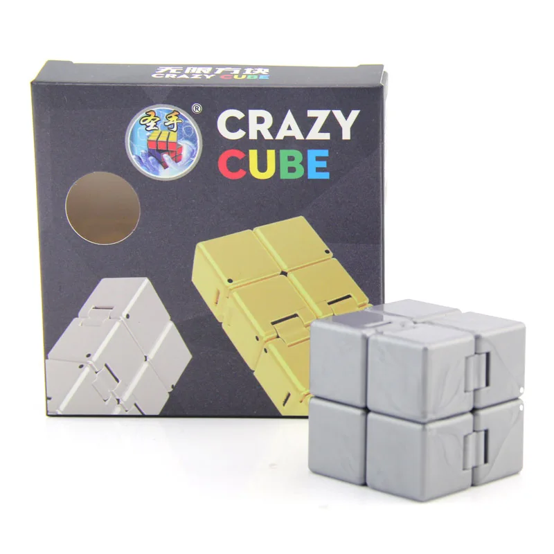 ShengShou Infinity 2x2x2 Crazy Magic Cube Stress Reliever Speed Twisty Puzzle Antistress Educational Toys For Children