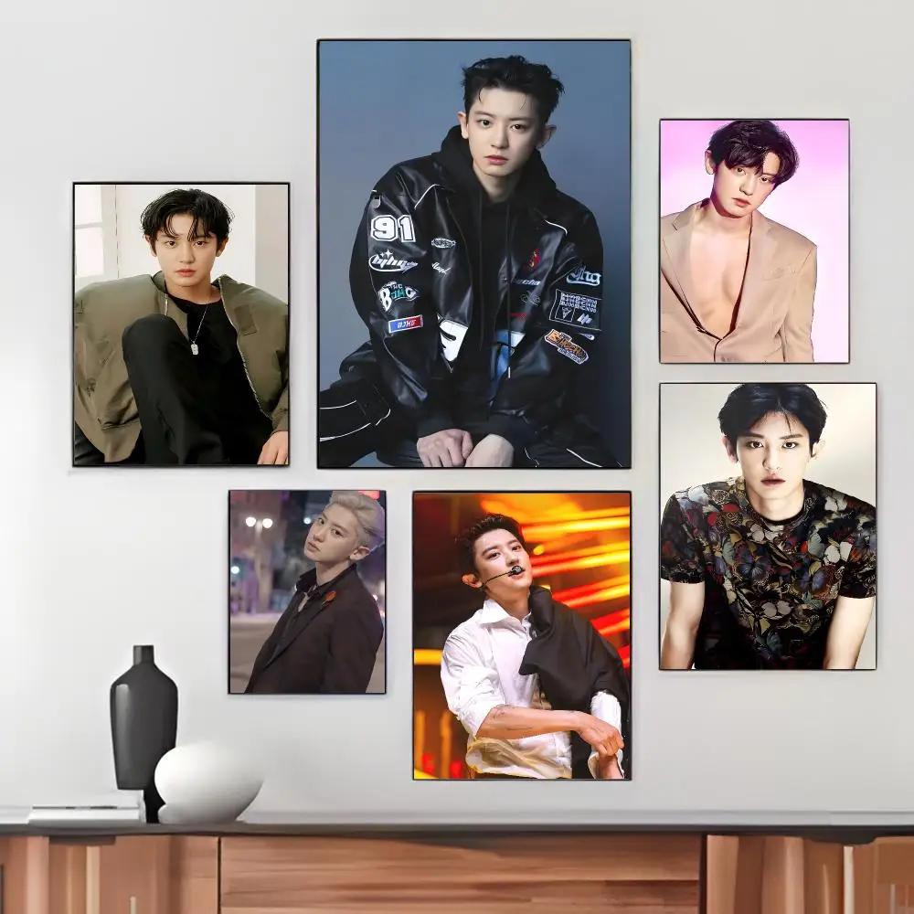 Kpop Star P-Park Chanyeol Poster Pegatina artistica HD autoadhesiva impermeable para salon dormitorio