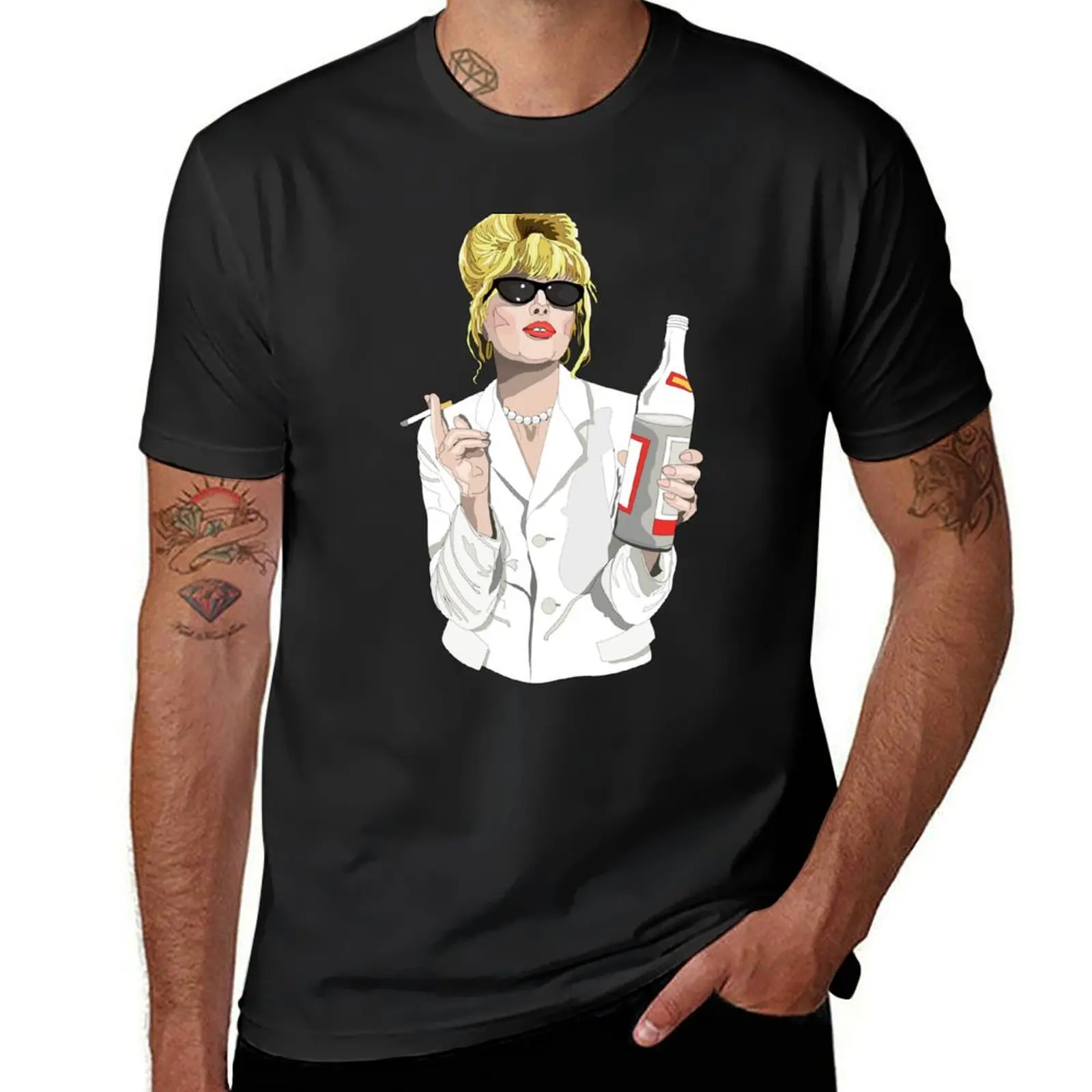 Patsy Stone AbFab Cheers Darling T-Shirt new edition shirts graphic tees mens white t shirts