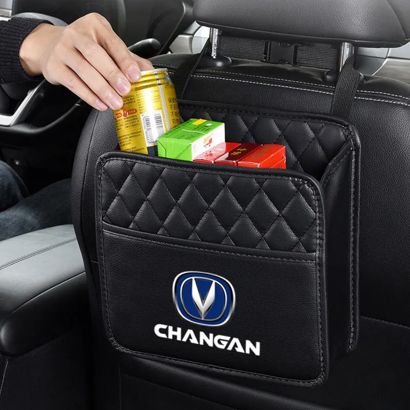 

Car Seat Back Organizer Multi-Pocket Cup Snack Storage Bag For Changan CX70 CS5575 Plus CS3595 Filter CS15 Eado CX20 Accessories