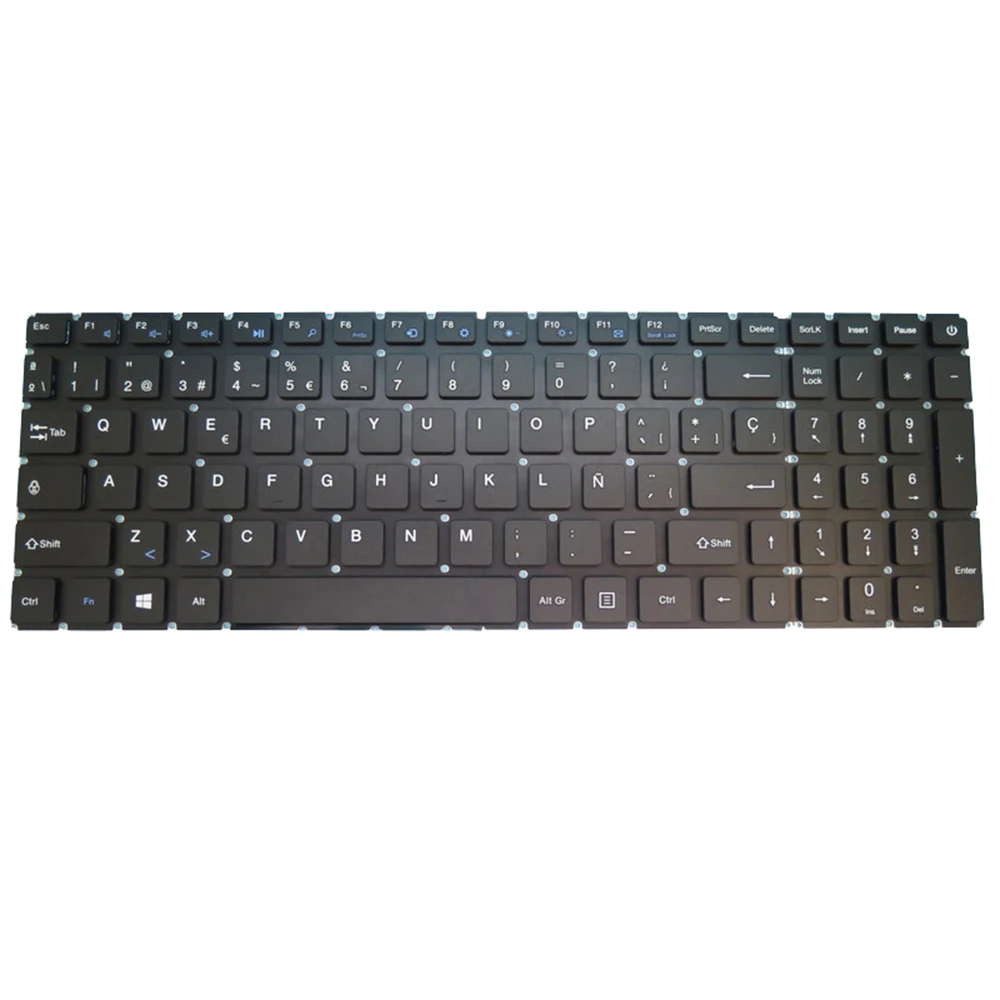 لوحة مفاتيح لـ EXO الذكية XL2 XL2-F1345 الإسبانية SP أسود بدون إطار جديد