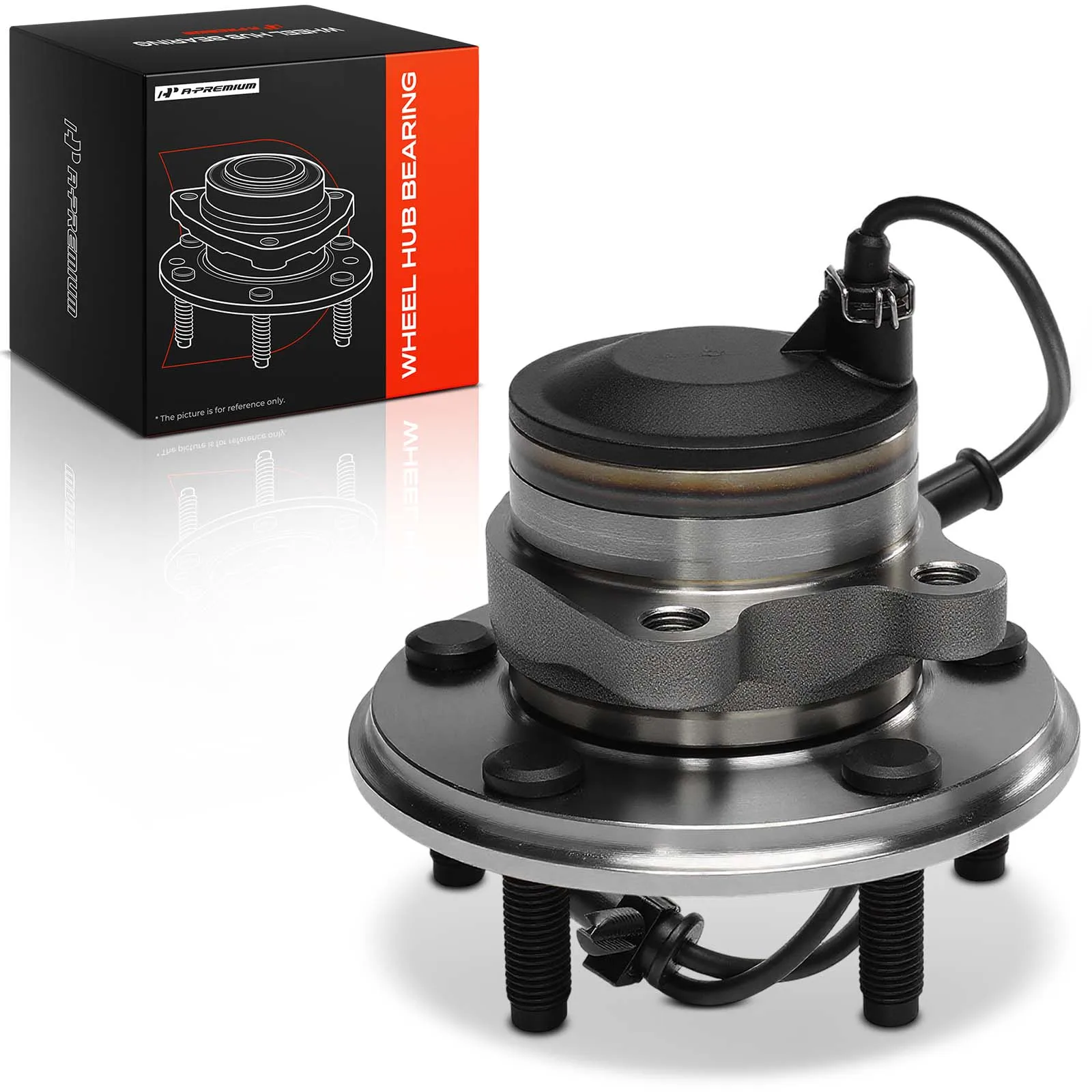 A-Premium Front Left or Right Wheel Hub & Bearing Assembly for Jaguar XK XKR 2007-2009 XJ8 XJR 2004-2009 Super V8 2005-2009
