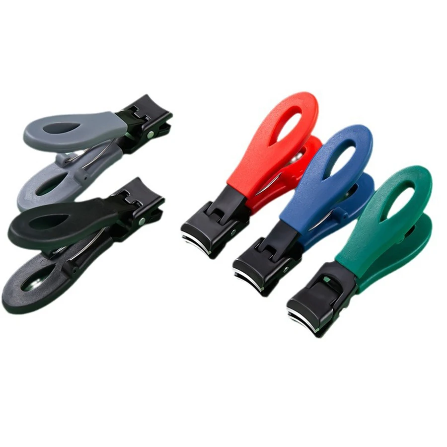 แบบพกพา Ultra SHARP เล็บ Clippers สแตนเลสสตีลเปิดกรามกว้าง Anti Splash Toe เล็บ Trimmers สําหรับชายหญิง