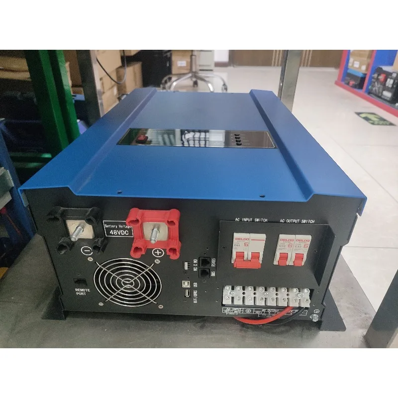 18KW 48Vdc خارج الشبكة منخفضة التردد عاكس الطاقة الشمسية 120 فولت/240Vac سبليت المرحلة نقية شرط لموجة العاكس شاحن الخيار WiFi/GPRS