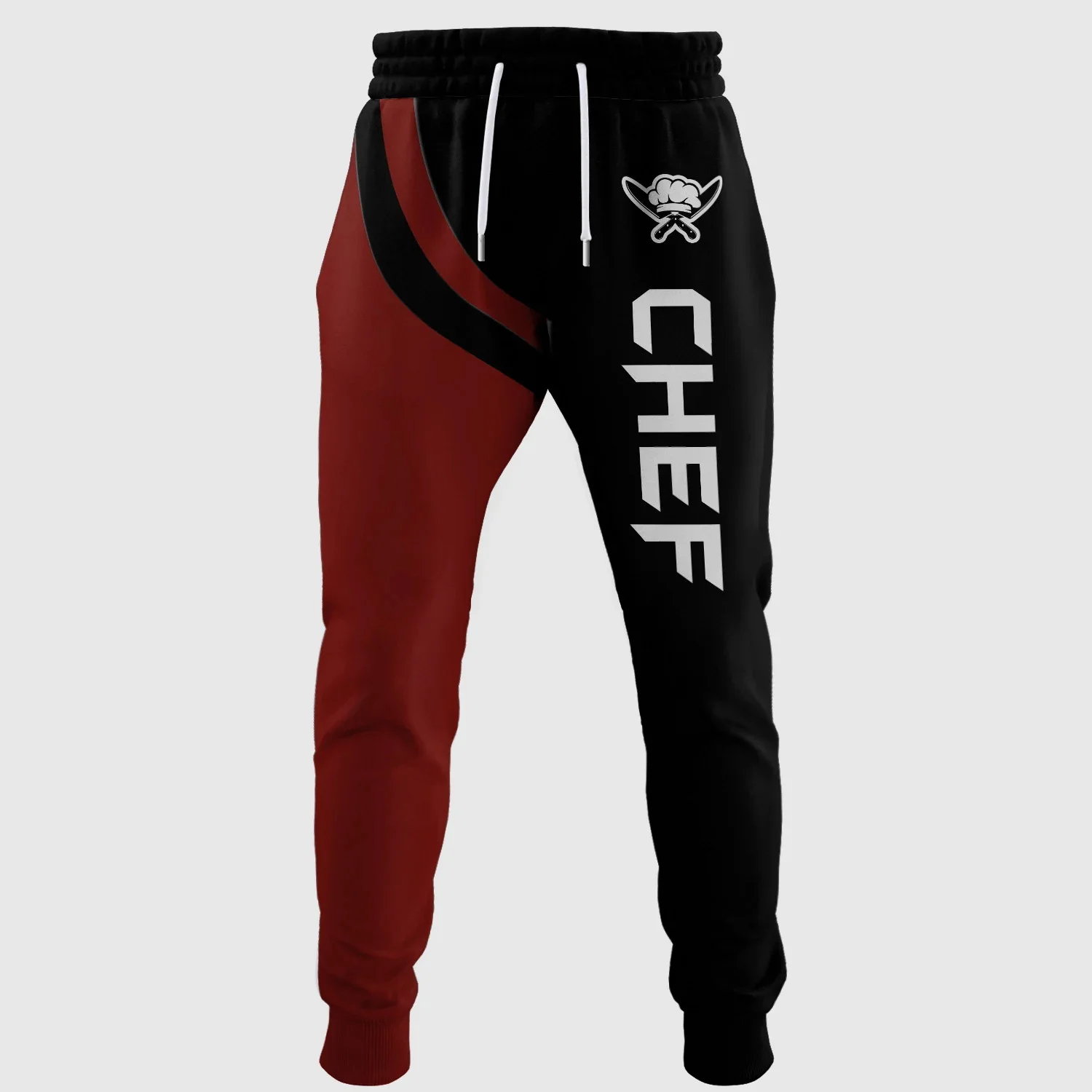 Pantalones de chándal largos con nombre impreso en 3D para hombre, pantalones de chándal, pantalones de Chef de cocina, Joggers casuales de moda,