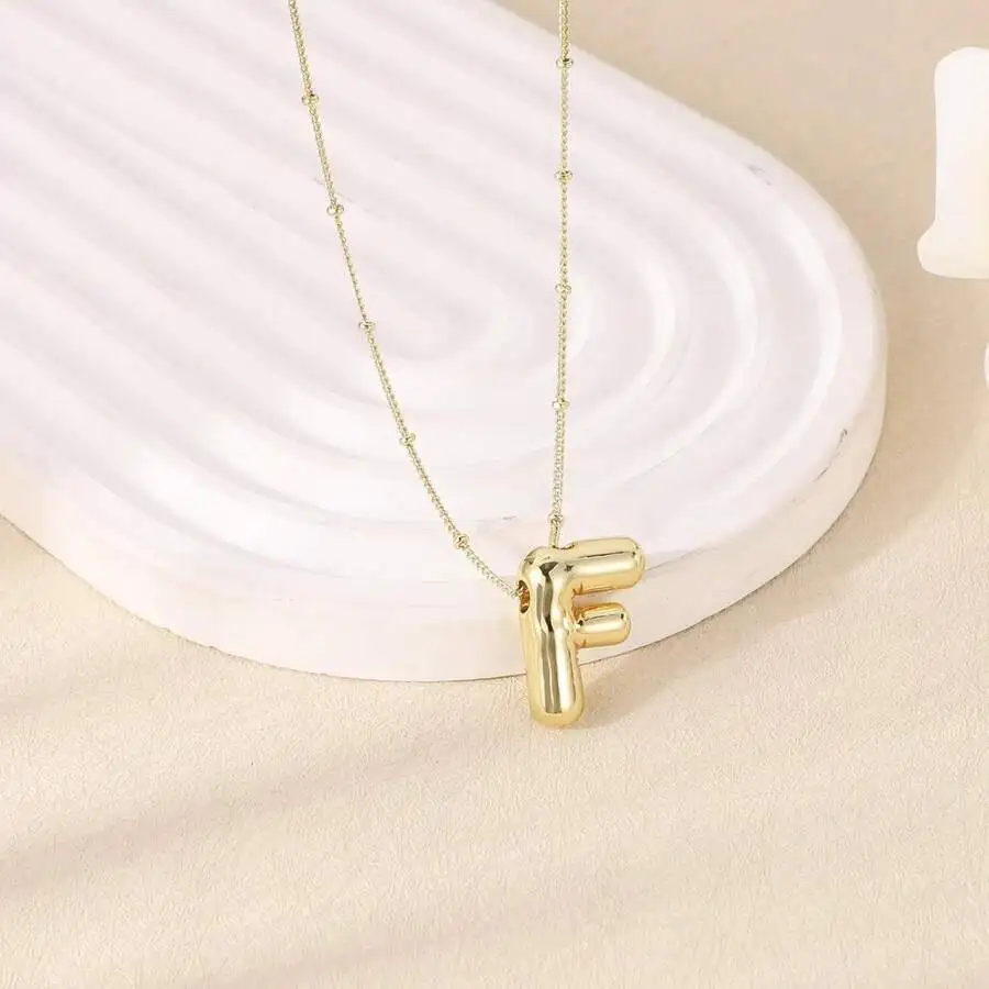 

Personalized Initial Letter Pendant Necklace For Women A To Z