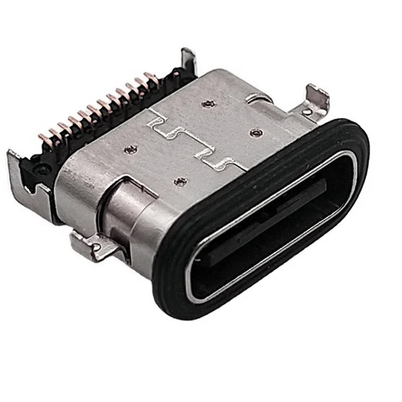 1/5/10PCS Sink type waterproof 24P TYPE C female base, sink depth 1.4 plug connector