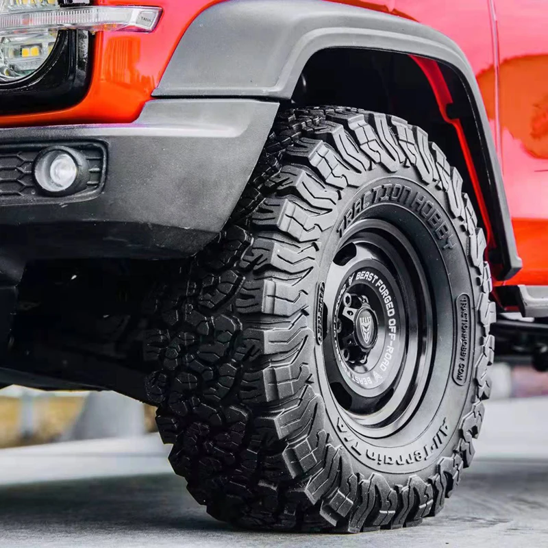 إطارات محاكاة KM TANK300 بمقياس 1/8 و1/10 مقاس 120*45 مم مع بطانات داخلية (THO1225) - إطارات زاحفة RC لجميع التضاريس