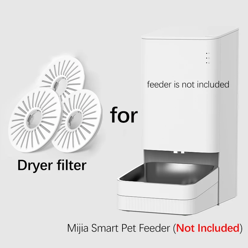 Xiaomi Mijia-Juego de caja de secado con alimentador inteligente para mascotas, caja de secado de repuesto, funciona con la aplicación Mijia, recordatorio inteligente para alimentador de mascotas Xiaomi