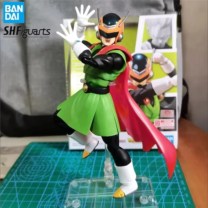 Bandai S.H.Figuarts Original Dragon Ball Great Saiyaman Son Gohan Anime Figure PVC Statue Action Collection Model Doll Toys Gift