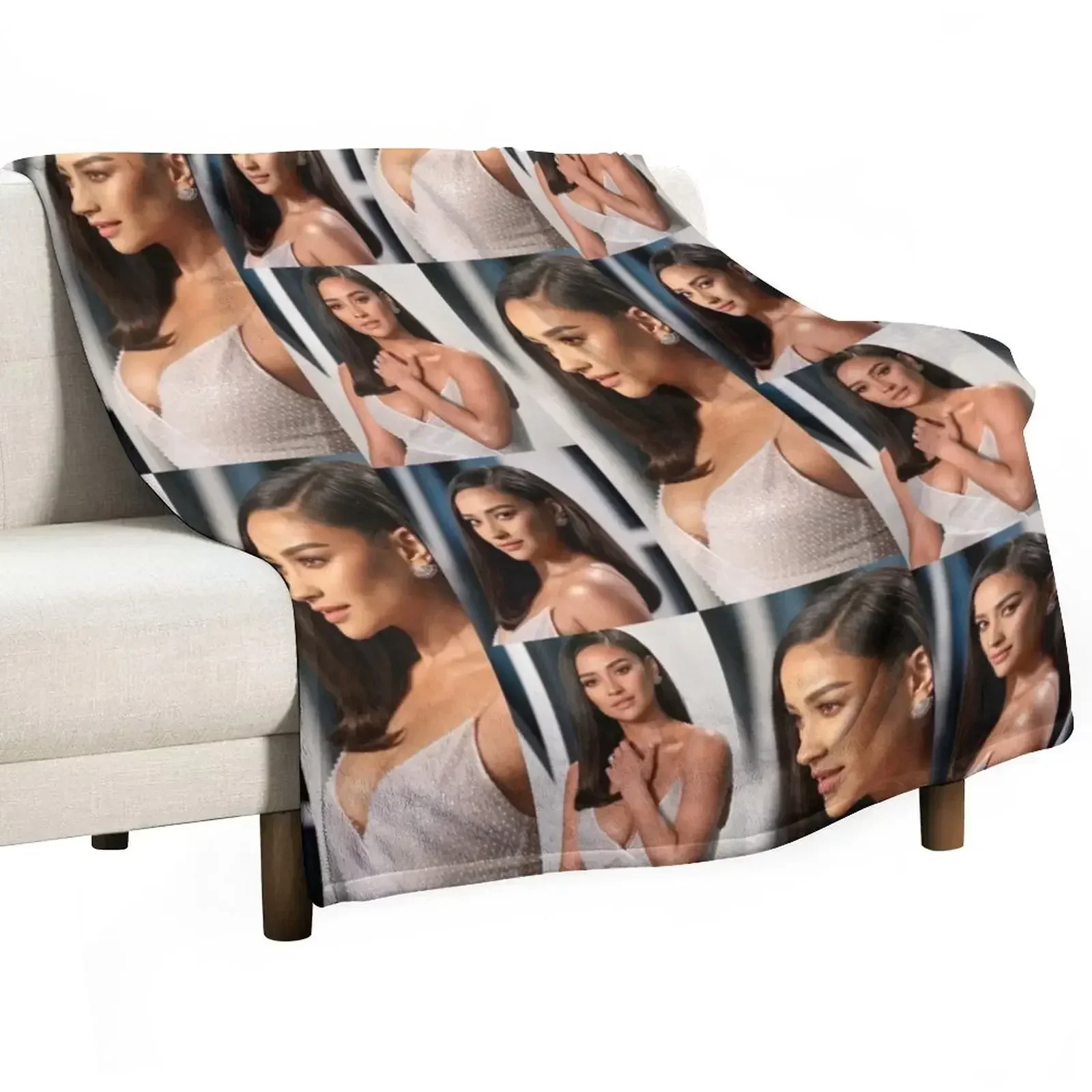 Shay Mitchell Throw Blanket Bed linens christmas gifts Blankets