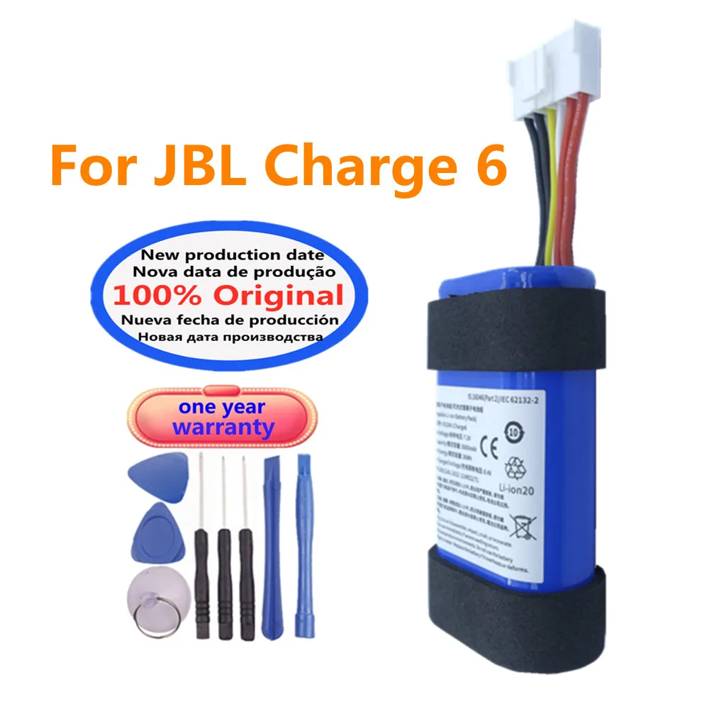 

Аккумулятор для динамика Charge6 емкостью 5000 мАч I0328A для аккумуляторов JBL Charge 6 Special Edition