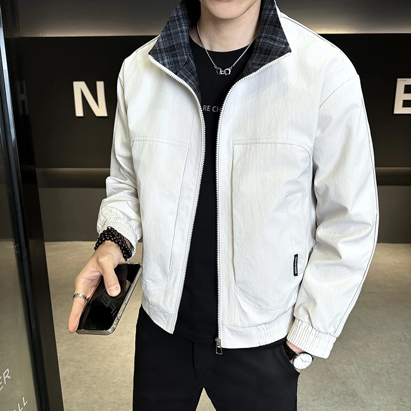 High-Quality Men's Casual Jacket Fashionable Business Travel Versatile Stylish Autumn 2026 New Arrival Trendy Men's Outerwear